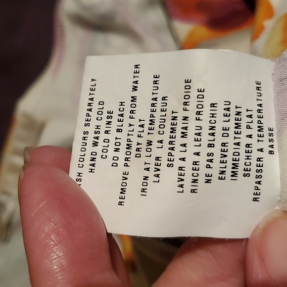 Cleo sleeveless top v-neck size XL multicolored - Picture 5 of 6